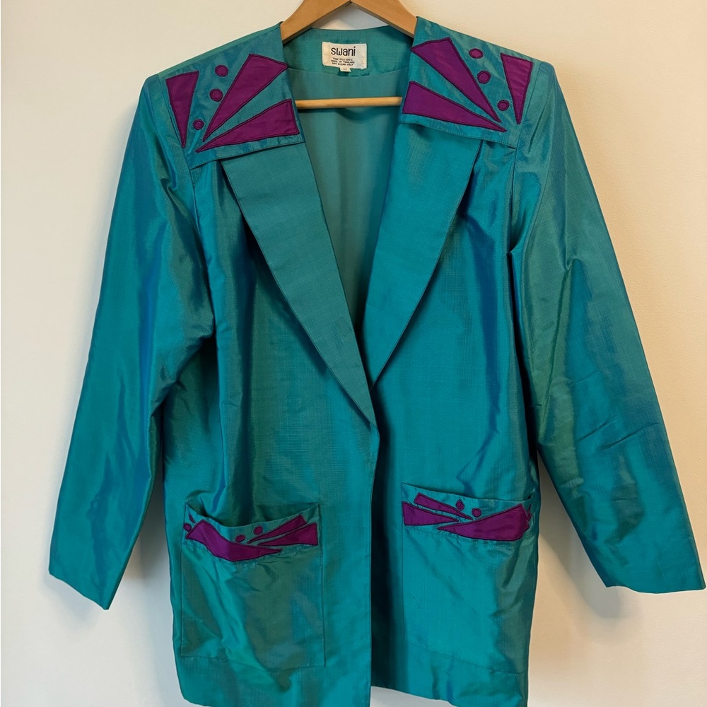 Swani Suit Set: Blazer, Shirt, and Skirt Thai Silk